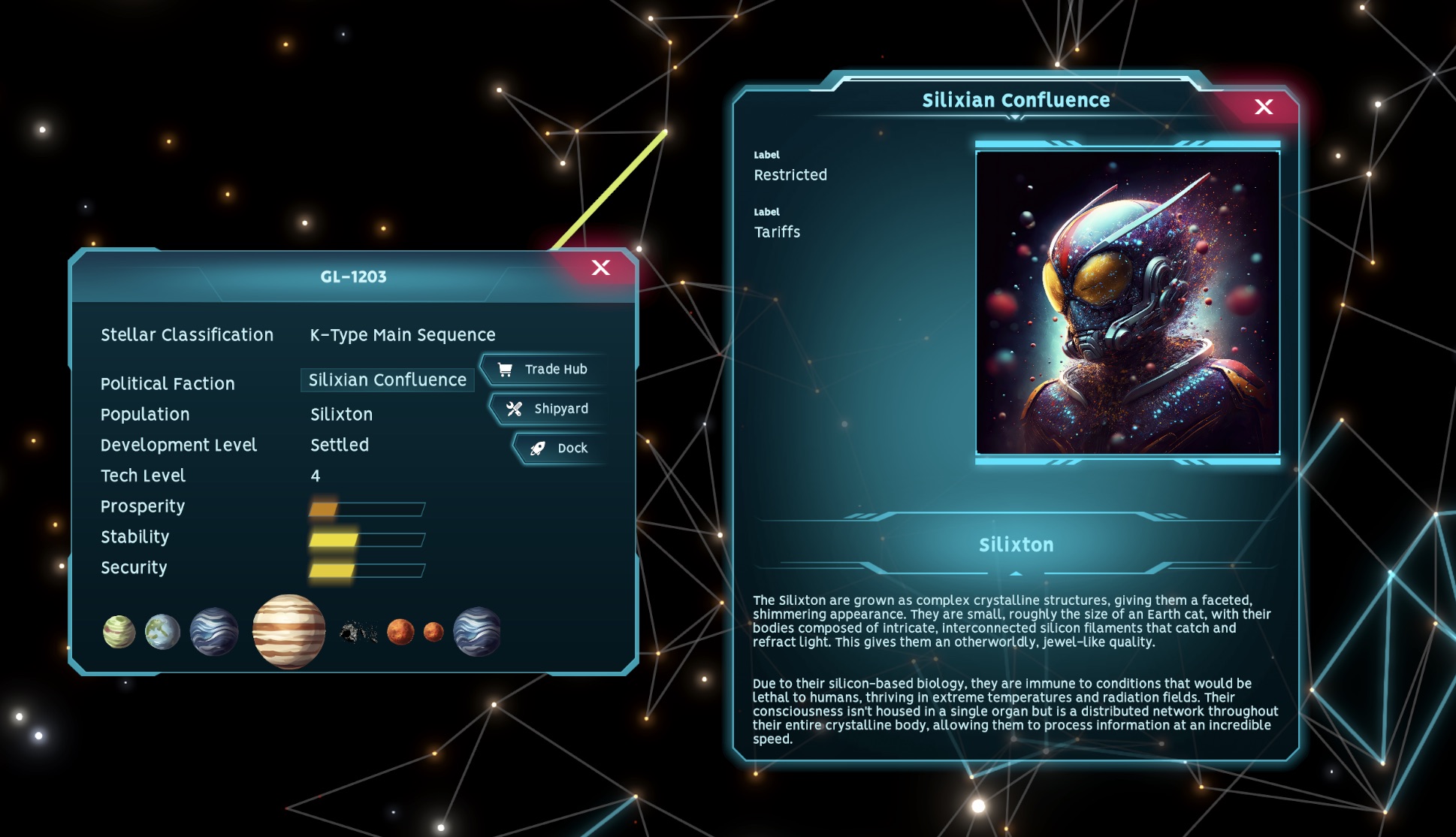 example planets